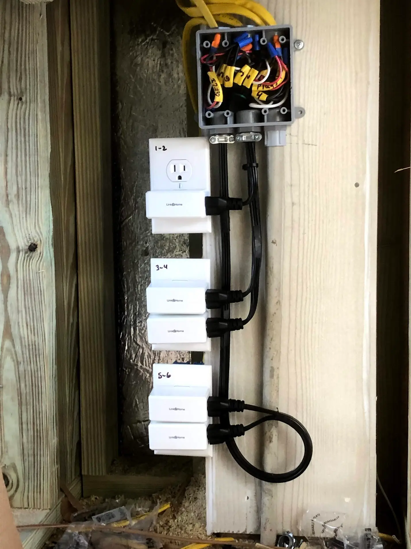Electrical field workmanship illustrating the range of residential and commercial service work